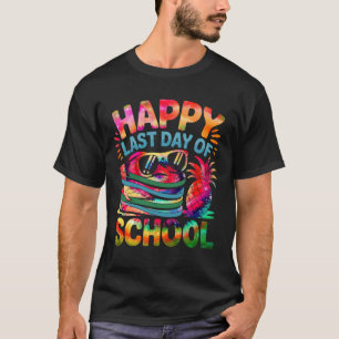 Camiseta Feliz Professor do Último Dia Estudantes do Fim do