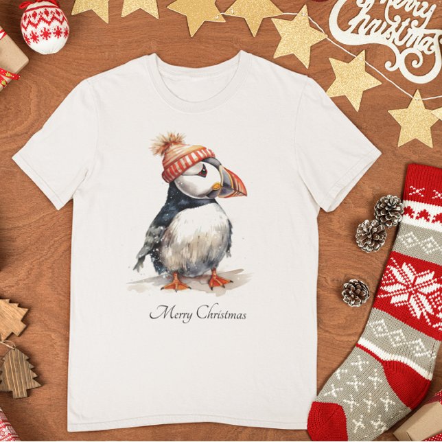 Camiseta Feliz Puffin, personalizado (Criador carregado)