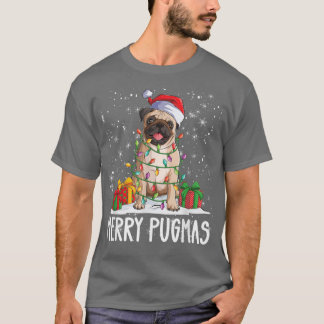 Camiseta Feliz Pugmas 2022 Festa de Natal Pug Lov