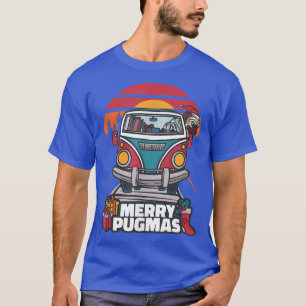 Camiseta Feliz Pugmas 2022 Xmas Pug Ugly Papais noeis Natal