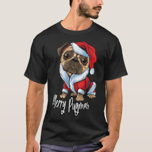 Camiseta Feliz Pugmas Ajustado Scoop 353