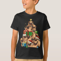 Feliz Pugmas Tree Pug de Natal