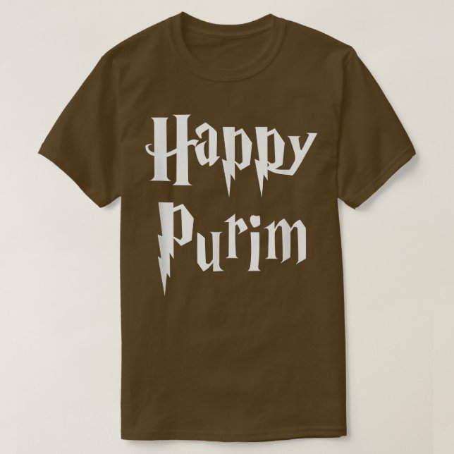 Camiseta Feliz purificador Figurino Judeu do Halloween Rain (Frente do Design)