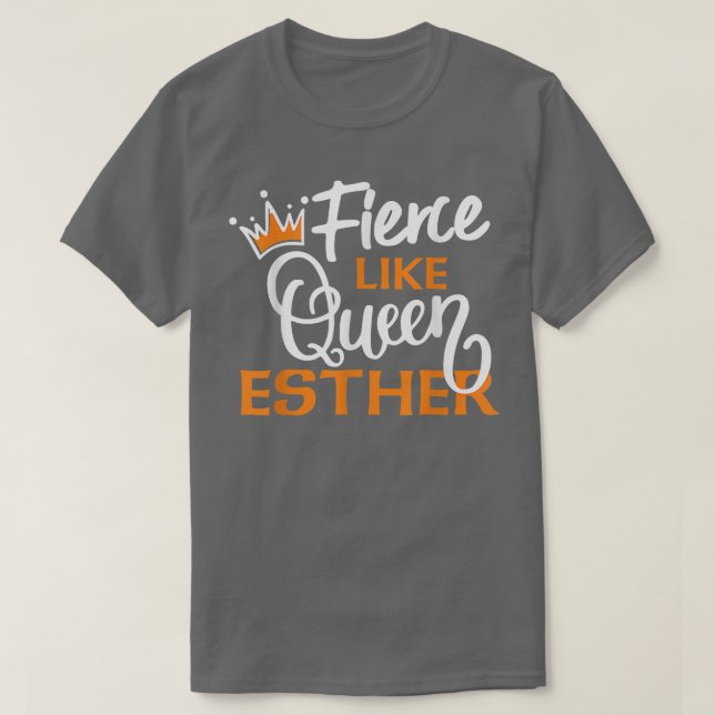 Camiseta Feliz Purim Design Idea Rainha Esther Hebraico Jud (Frente do Design)