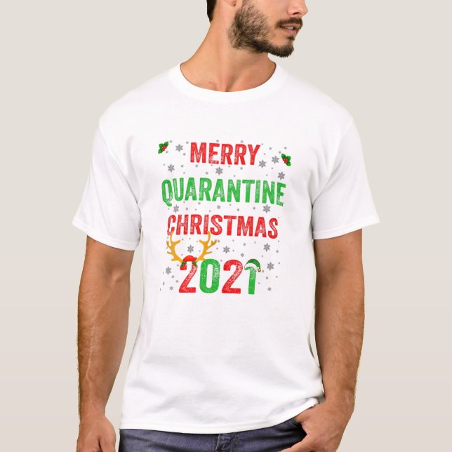 Camiseta Feliz Quarentena Natal 2021 (Frente)