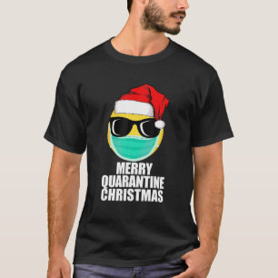 Camiseta Feliz Quarentena Natal Engraçado Distorção Soci