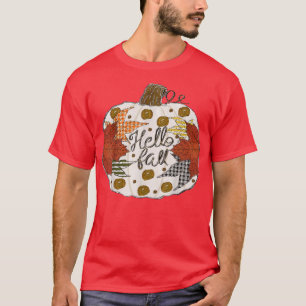 Camiseta Feliz Queda Homens Homens Pumpkin Outono Graças