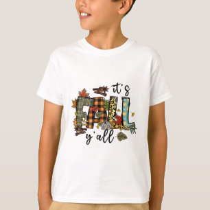 Camiseta Feliz Queda Todos Vocês Pumpkin Leopardo Sua Queda