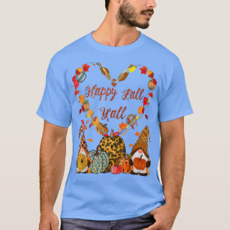 Camiseta Feliz Queda Vocês Todos Gnomo Leopard Pumpkin Funn
