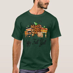 Camiseta Feliz Queda Yall Dental Squad Dentist Ação de Graç