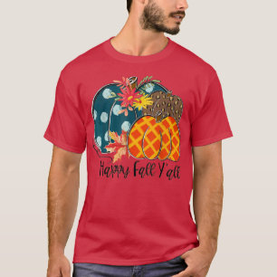 Camiseta Feliz Queda Yall Women Men Pumpkin Autumn Thanksgi