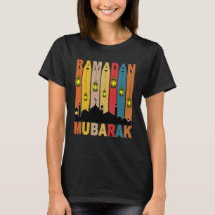 Camiseta Feliz Ramadan Mubarak Mês de festa 2022