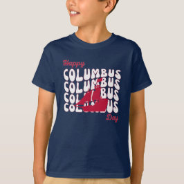 Camiseta Feliz Rapaz Columbus
