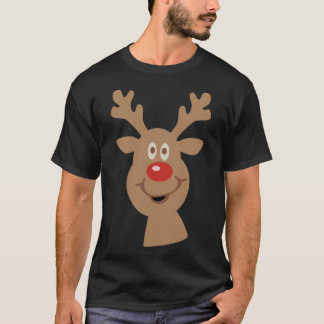 Camiseta Feliz Reindeer de Natal