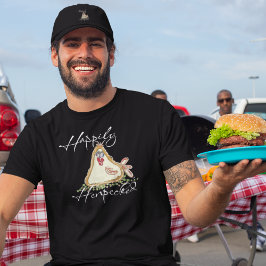 CAMISETA FELIZ RELAÇÃO DE GALINHAS HENPECADAS