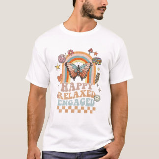 Camiseta Feliz Relaxado Engajado ABA
