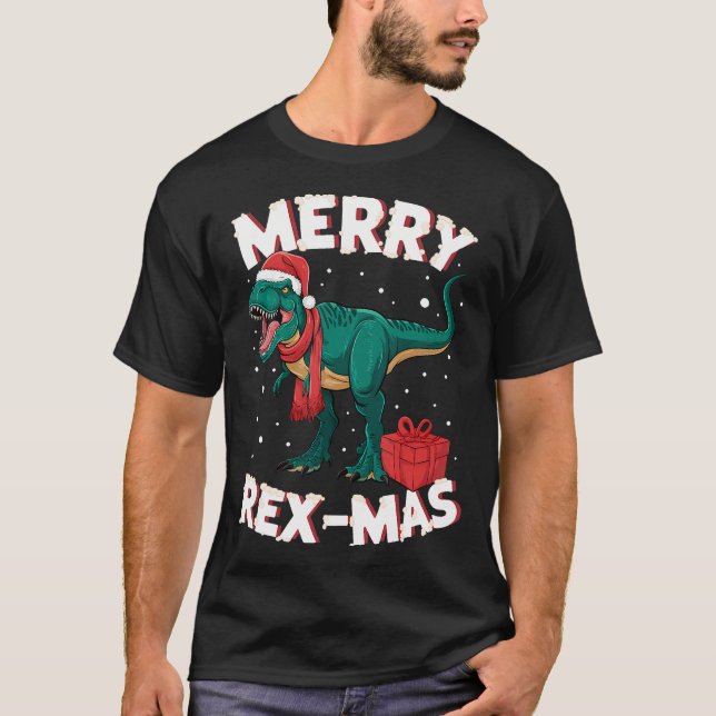 Camiseta Feliz Rex-Mas Natal (Frente)