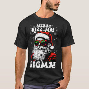 Camiseta Feliz Rizz Mas Sigmas Divertido Gen Alpha Natal Pa