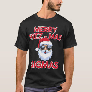 Camiseta Feliz Rizz Mas Sigmas - Escola Média Gen Alpha