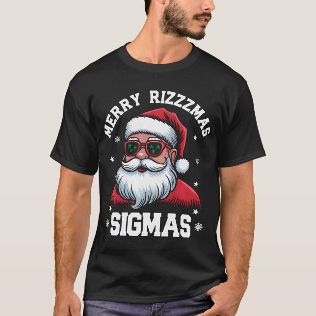 Camiseta Feliz Rizz Mas Sigmas Gen Alpha (Frente)