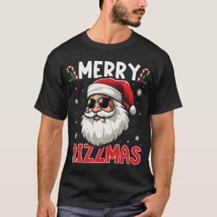 Camiseta Feliz Rizzmas Crianças Adolescentes Engraçado Nata