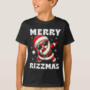 Camiseta Feliz Rizzmas Skibidi Rizzmas Engraçado Natal Rizz