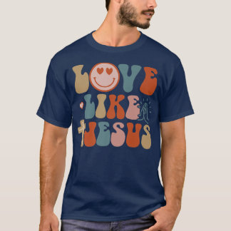 Camiseta Feliz Rosto Amor Como Jesus Faith Christian