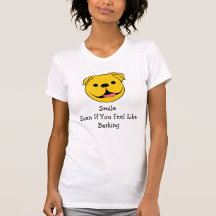 Camiseta Feliz Rosto Cachorro