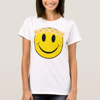 Camiseta Feliz Rosto Hippie