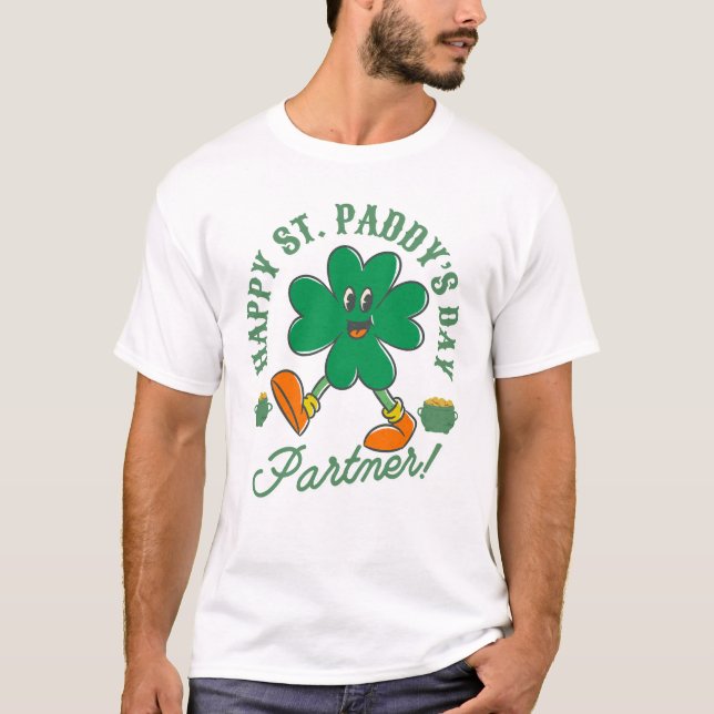 Camiseta Feliz Rua, Dia de Patrick! (Frente)