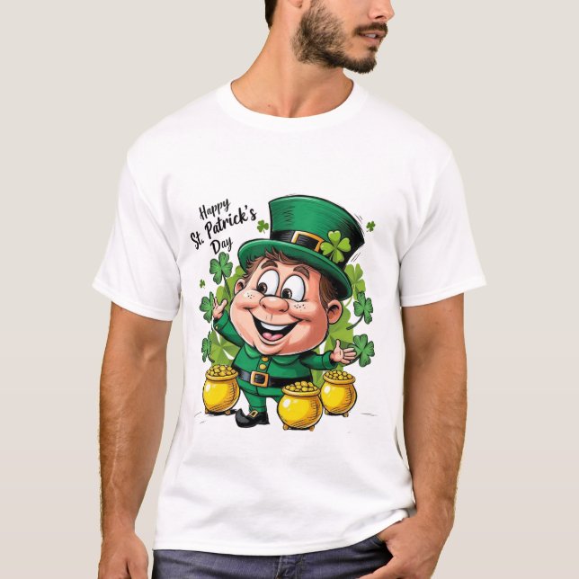 Camiseta Feliz Rua, Dia de Patrick! (Frente)