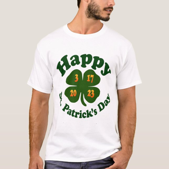 Camiseta Feliz Rua. Dia de Patrick 2023 (Frente)