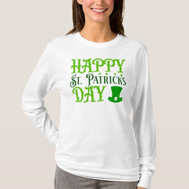 Camiseta Feliz Rua. Dia de Patrick-88489 (Frente)