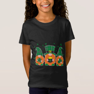 Camiseta Feliz Rua. Dia de Patrick Engraçado Três Gnomos
