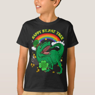 Camiseta Feliz Rua, Dia de Patricks Tyrannosaurus rex Din