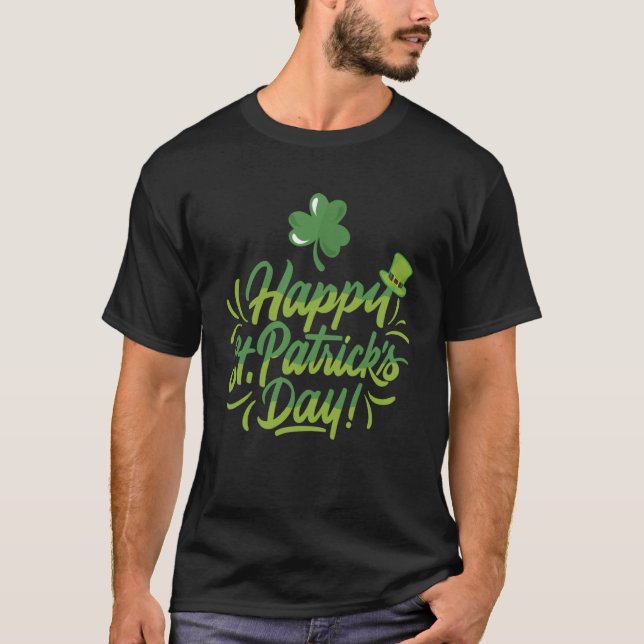 Camiseta Feliz Rua no dia de Patrick Saint Patrick Irish Gi (Frente)