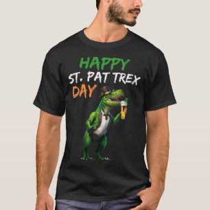 Camiseta Feliz Rua no Rex Day Rex Beer Glass Pattys Day Lep