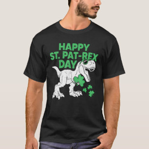 Camiseta Feliz Rua no Rex Day St Patricks Dinosaur Toddler
