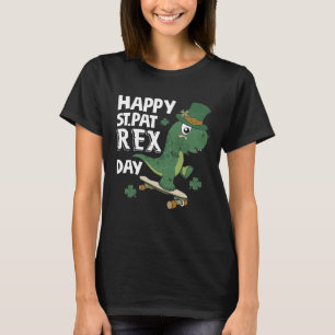 Camiseta Feliz Rua no Rex Day St Patricks Dinosaur Toddler