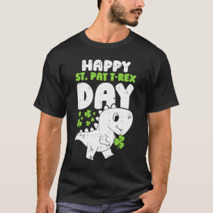 Camiseta Feliz Rua No Rex Dinosaur Saint Patrick, Dia De Pé