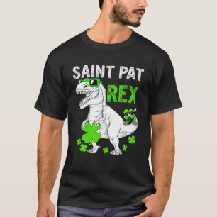 Camiseta Feliz Rua no Rex Saint Patrick Dinossaur Boys