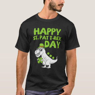 Camiseta Feliz Rua no Trex Day Trex Dia de São Patrício Eng