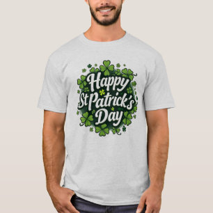Camiseta Feliz Rua. O Dia de Patrick Shamrock Tee