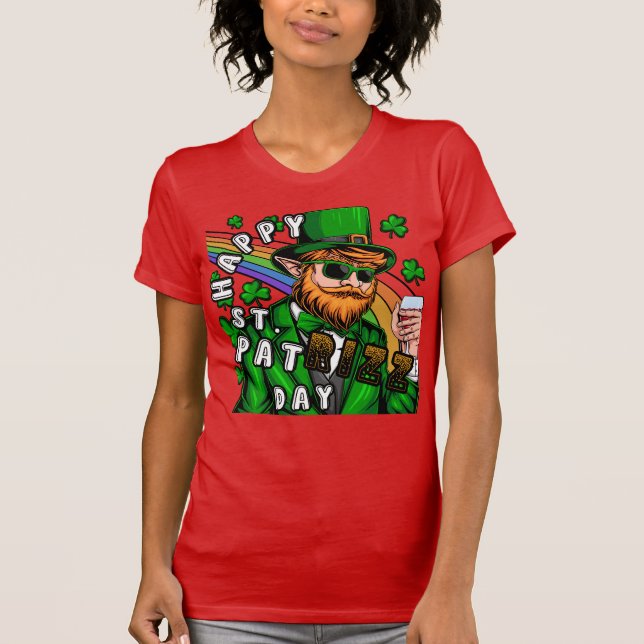 Camiseta Feliz Rua, Pat Rizz Day (Frente)