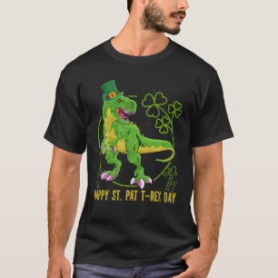 Camiseta Feliz Rua Pat Trex Day Dino Kids