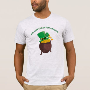 Camiseta Feliz Rua Patrick Day Hat Leprechaun Shamrok