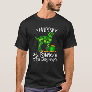 Camiseta Feliz Rua Patrick S Day Dalmaciano Cos Shamrock Co