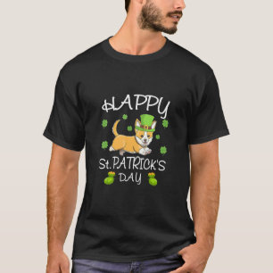 Camiseta Feliz Rua Patrick S Day Funy Saint Patricks Corgi