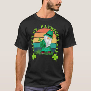 Camiseta Feliz Rua Patrick S Day Vintage Gnomos Santo Paddy