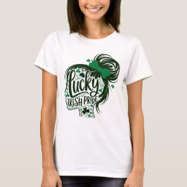 Camiseta Feliz Rua. Patricks Day Shamrock Irish Santo Patri